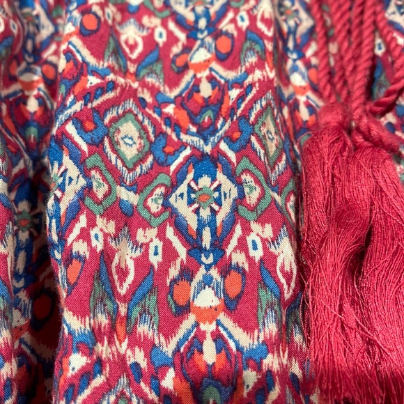 printed handkerchief boho skirt - Picture 3 of 3